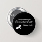 Mahatma Gandhi Quote Collectie Ronde Button 5,7 Cm (Voorkant /achterkant)