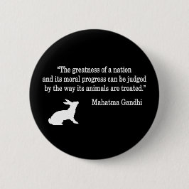 Mahatma Gandhi Quote Collectie Ronde Button 5,7 Cm