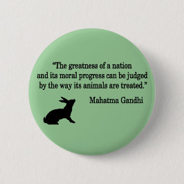 Mahatma Gandhi Quote Collectie Ronde Button 5,7 Cm