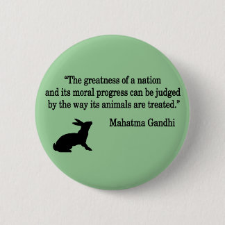Mahatma Gandhi Quote Collectie Ronde Button 5,7 Cm
