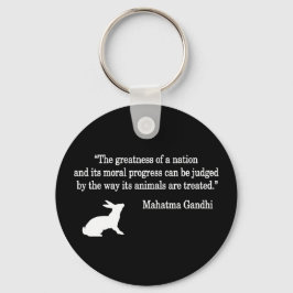 Mahatma Gandhi Quote Collectie Sleutelhanger