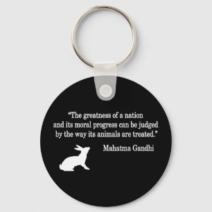 Mahatma Gandhi Quote Collectie Sleutelhanger