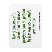Mahatma Gandhi Quote Magneet (Verticaal)