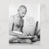 Mahatma Gandhi Quote, Minority of One, Truth Briefkaart (Voorkant)