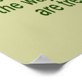 Mahatma Gandhi Quote Poster (Hoek)