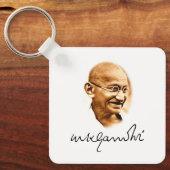Mahatma Gandhi Sleutelhanger (Voorkant)