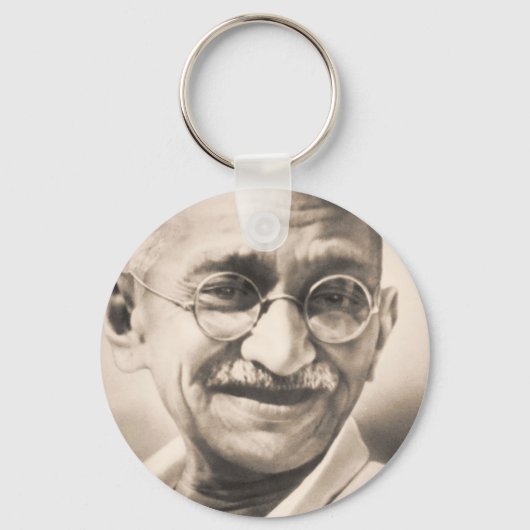 Mahatma Gandhi Sleutelhanger (Voorkant)