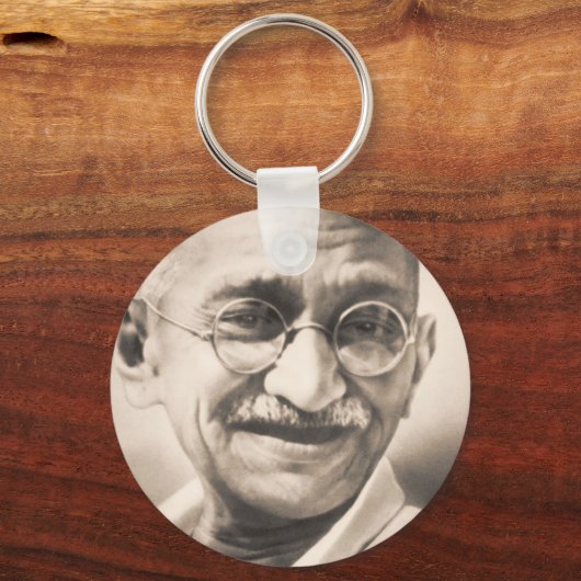 Mahatma Gandhi Sleutelhanger (Voorkant)