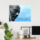 Mahatma Gandhi - Sterke quote Poster (Thuiskantoor)