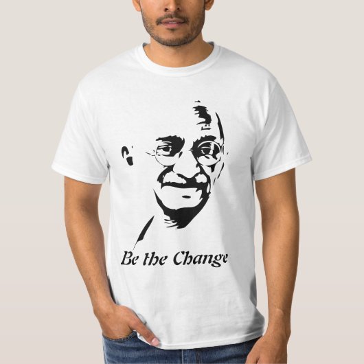 Mahatma Gandhi T-shirt (Voorkant)