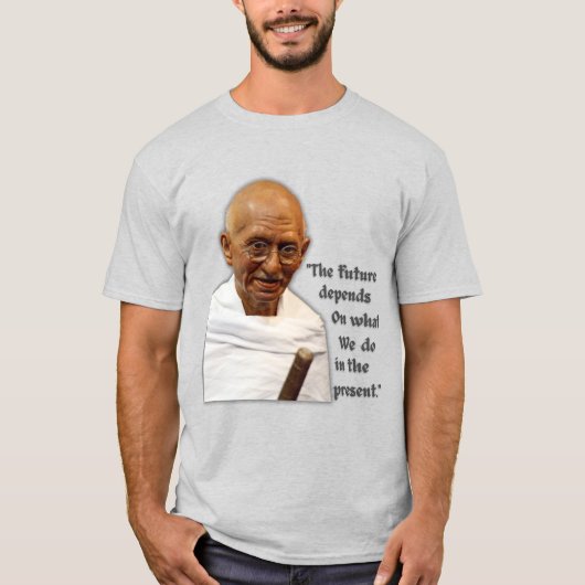 Mahatma Gandhi Theme T-shirt (Voorkant)