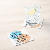 Mahatma Gandhi Victory Quotes Kartonnen Onderzetters (Insitu)