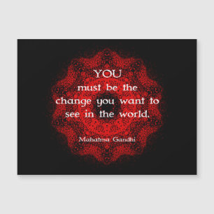 Mahatma Gandhi Wisdom Gezegde over actie