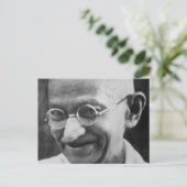 Mahatma Ghandi Portret Foto Briefkaart (Staand voorkant)
