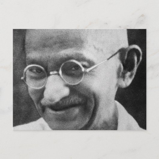 Mahatma Ghandi Portret Foto Briefkaart (Voorkant)