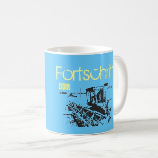 Mähdrescher DDR Koffiemok (Voorkant rechts)