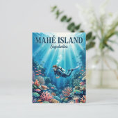 Mahé-eiland Seychellen Briefkaart (Staand voorkant)
