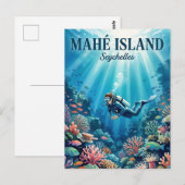 Mahé-eiland Seychellen Briefkaart (Voorkant / Achterkant)