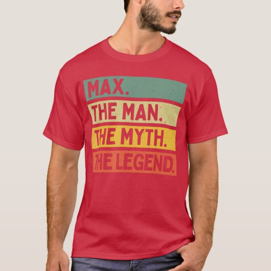 Mahe Manhe Mythhe Legend Funny Personalized Quote  T-shirt (Voorkant)