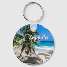 Mahe Seychellen Carana Beach cadeau Sleutelhanger