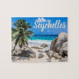 Mahe Seychellen Carana Beach gift Legpuzzel