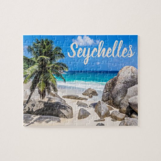 Mahe Seychellen Carana Beach gift Legpuzzel (Horizontaal)