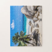 Mahe Seychles Carana Beach gift Poster Legpuzzel (Verticaal)