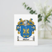 Maher Family Crest Briefkaart (Staand voorkant)