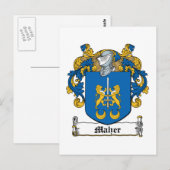 Maher Family Crest Briefkaart (Voorkant / Achterkant)