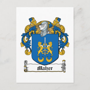 Maher Family Crest Briefkaart
