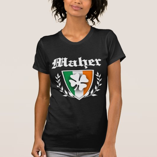 Maher Shamrock Crest T-shirt (Voorkant)