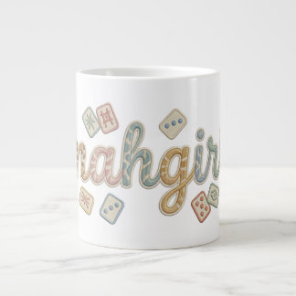 Mahgirl Embroidery Style Mahjong Grote Koffiekop