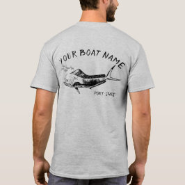 Mahi Boat Name Shirt