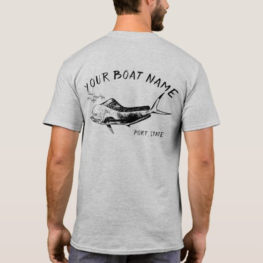 Mahi Boat Name Shirt (Achterkant)
