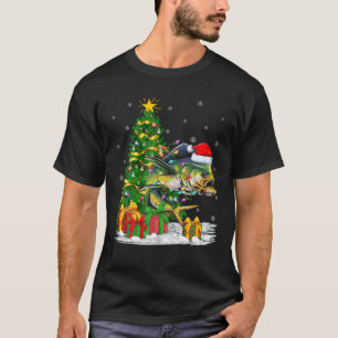 Mahi Fish Lover Family Matching Santa Mahi Christm T-shirt