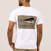 Mahi-Mahi  B&W-Mannen Light Apparel T-shirt (Achterkant)