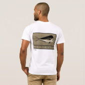 Mahi-Mahi  B&W-Mannen Light Apparel T-shirt (Achterkant volledig)