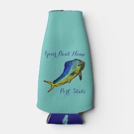 Mahi Mahi Custom Boot Naam Flesjeskoeler