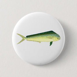Mahi Mahi - Dolphin Fish Art Ronde Button 5,7 Cm