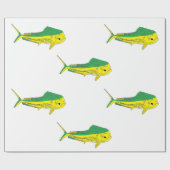 Mahi-mahi/Dorado Wrapping Paper Cadeaupapier (Vlak)