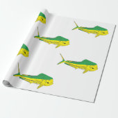 Mahi-mahi/Dorado Wrapping Paper Cadeaupapier (Uitgerold)