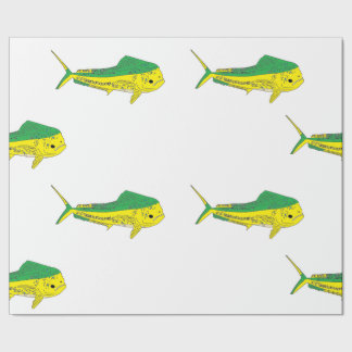 Mahi-mahi/Dorado Wrapping Paper Cadeaupapier