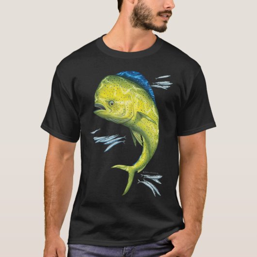 Mahi Mahi en aasvis T-shirt (Voorkant)
