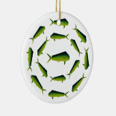 Mahi Mahi Fish - Dolphin - Dorado Keramisch Ornament (Rechts)