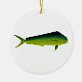 Mahi Mahi Fish - Dolphin - Dorado Keramisch Ornament (Voorkant)