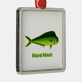 Mahi Mahi Fish Metalen Ornament (Rechts)
