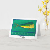 Mahi-Mahi Greeting & Note Cards Kaart (Gele Bloem)