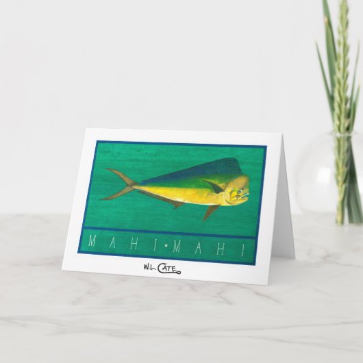 Mahi-Mahi Greeting & Note Cards Kaart (Voorkant)