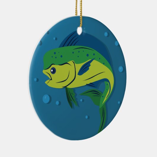 Mahi Mahi Keramisch Ornament (Rechts)