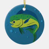 Mahi Mahi Keramisch Ornament (Voorkant)